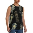 thumbnail image 2 of Balery Jellyfish Men's Sleeveless Muscle Shirts Workout Tank Top, Moisture Wicking, Odor Protection-X-Large, 2 of 8