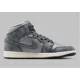 thumbnail image 2 of Ni - ke All Sizes - NEW Ni - ke Air Jordan 1 Mid Distressed Smoke Grey Off White FJ3448-001, 2 of 5