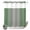 Green and Gray, variant on No Hook Shower Curtain, Yellow Gray Ombre Shower Curtains for Bathroom with See Through Top Window, Modern Gradient Abstract Art Waterproof & Washable Bath Curtain Stand Up Stall 36"x72"