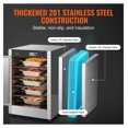 thumbnail image 3 of Food Warmer, 5-Tier Commercial Cabinet - Stainless Steel Concession Warmer with Water Tray & Adjustable Shelves - Pizza, Chicken, Restaurant Use, 3 of 6