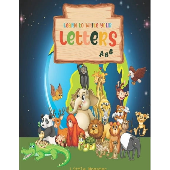 Alphabet Trace the Letters: Alphabet Handwriting Practice workbook for for Preschoolers, Kids age 3-5 & Kindergarden, Wo