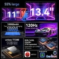 thumbnail image 6 of TABWEE Android 16 Tablets T60 Pro , 13.4 Inch IPS Display, 24GB RAM 256GB ROM /2TB TF, Gemini AI, T7280 Octa-Core+16MP Camera, 10000mAh, Widevine L1, 2 in 1 Tablets with Keyboard Mouse Stylus, 6 of 10