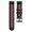 black&red, variant on Replacement 22mm Dual Color Watch Band Silicone Watchband Sports Watch WristBand Smart Watch Strap BLUE&YELLOW