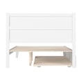 thumbnail image 6 of AFI NoHo 14" Queen Wood Platform Bed Frame with Twin XL Trundle, White, 6 of 7