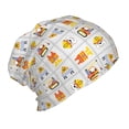 thumbnail image 2 of Honeii Construction Equipments Worker Print Kids Knit Beanie Watch Hat ,Knit Cap for Boys and Girls, 2 of 7