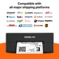 thumbnail image 4 of Rongta 4x6 Bluetooth Thermal Shipping Label Printer, Wireless Shipping Label Maker | Compatible with Windows/Mac/Android/iOS (Black), 4 of 8