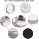 thumbnail image 3 of Cama cálida y ligera de hámster para invierno, cama de nido de roedores para mascotas, nido de invierno cálido y cómodo para el hábitat del hámster de la rata de hurón (grauxl) Feliz Sencillez, 3 of 4