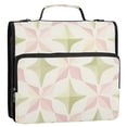 thumbnail image 5 of FORMRS Zipper Binder with Shoulder Strap 2-inch Ring 500 Sheet Capacity File Bag, Pastel Pink Geometric, 5 of 5