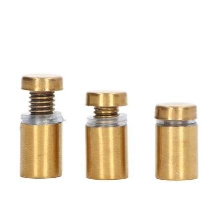 

Gupbes Wall Mount Screw 12Pcs Standoff Screw Stainless Steel 12x20mm Wall Mount Advertising Fastener Set Kit Sign Screw