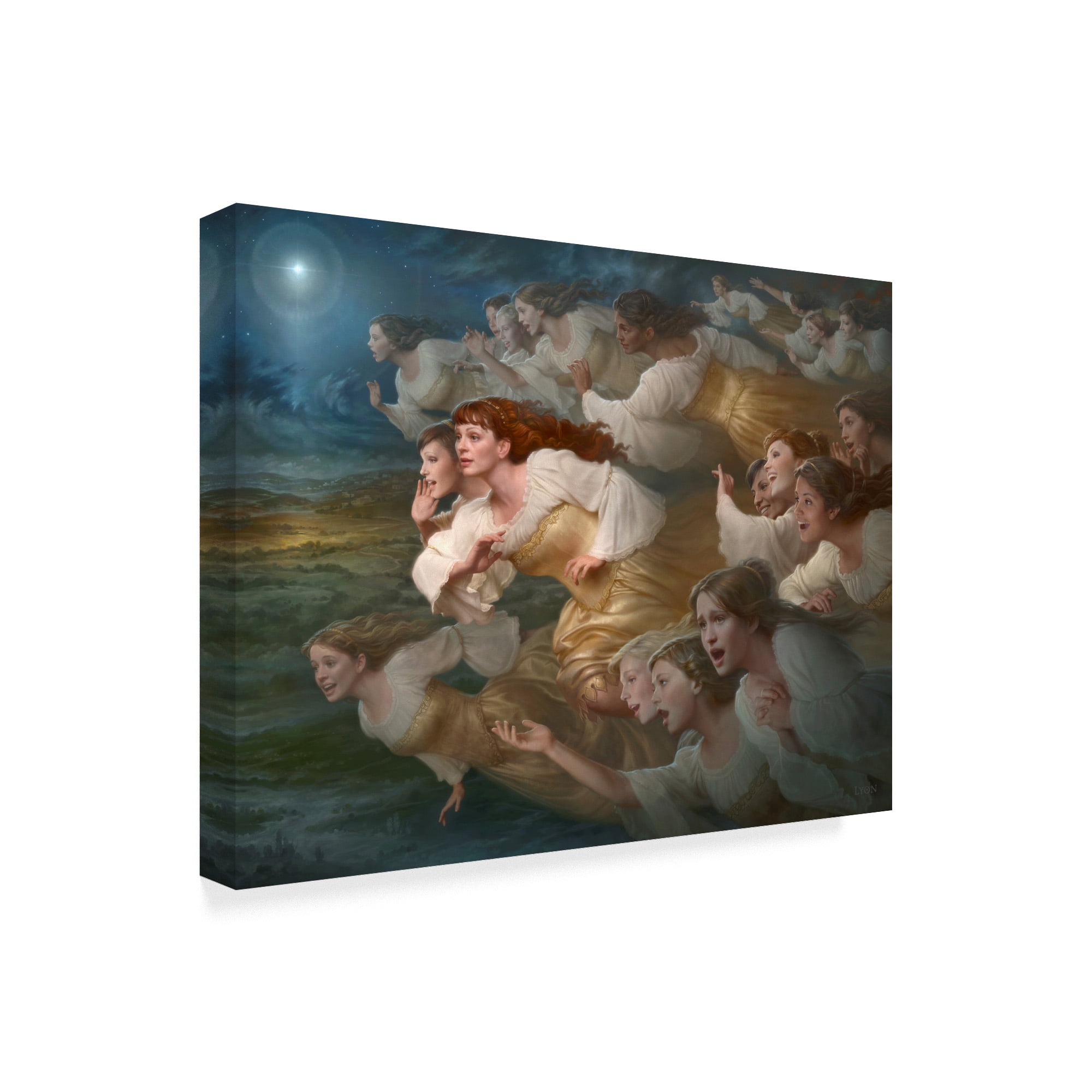 Trademark Fine Art 'The Herald Angels' Canvas Art by Howard Lyon
