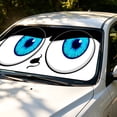 thumbnail image 5 of FEOLGEHLY Car Windshield Sun Shade, 150x70cm Foldable Reflective Sun Visor with UV Protection, Universal Fit for Most Cars, Easy Install to Keep Vehicle Cool and Protect Interior, 5 of 5