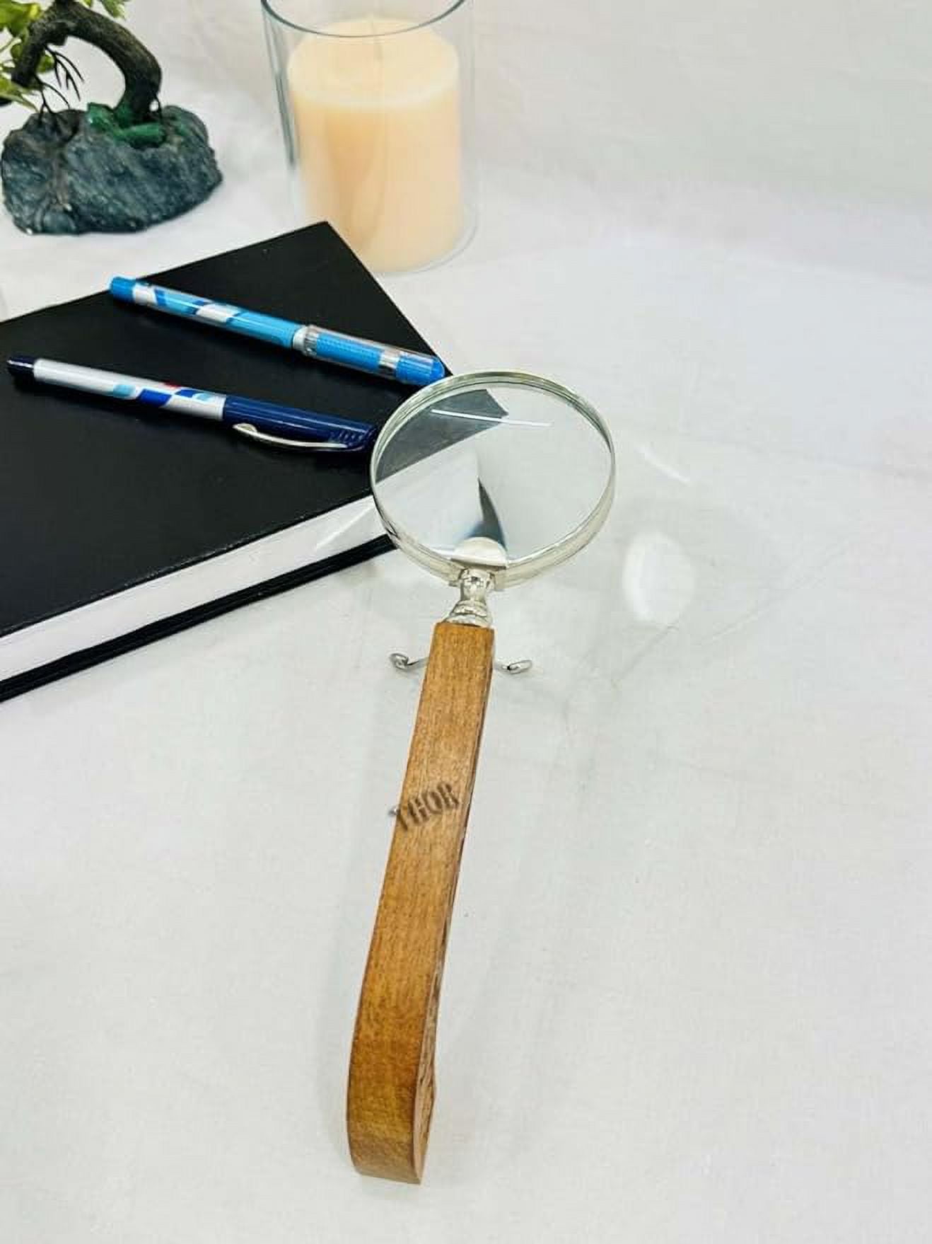 Antique Replica Handheld Detachable Butterfly Magnifier Glass Lens