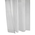 thumbnail image 4 of Arezzo Sheer Tone on Tone Slub Dual Header(Back Tab/Rod Pocket) Curtain Panel 52" x 95" in White, 4 of 6