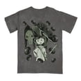 thumbnail image 4 of Coraline And Other Mother With Buttons on Men's Charcoal Mineral Wash Short Sleeve Tee -Large, 4 of 6