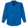 thumbnail image 4 of Port Authority Mens Long Sleeve Easy Care Shirt XX-Large Tall Strong Blue, 4 of 5
