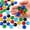 Mixed Pebbles, variant on Flat Marbles  Vase Filler Glass Pebbles – Decorative Glass Beads for Vases, Gems, Rocks, Stones, Crafts, Table Scatter,  Centerpieces 1 LB