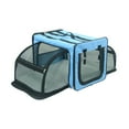 thumbnail image 5 of Pet Life Capacious Dual-Expandable Wire Folding Lightweight Collapsible Travel Pet Dog Crate, 5 of 12
