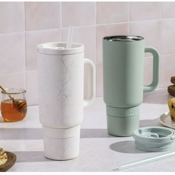 Ello Port 40-oz. Stainless Steel Tumbler with Handle 2 pk.