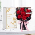 thumbnail image 3 of Bouquet de flores con rosas preservadas Mosstory, regalo de 7 piezas para mujer, 3 of 6