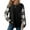 #_004Black, variant on Women's Long Sleeve Crew Neck T Shirt Comfy Casual Tunic Tops Plaid Striped Print Blouses Dressy Fall Shirt Camel 2XL