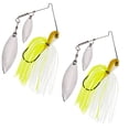 thumbnail image 1 of Tungsten Spinner Bait- 3/8 oz- White Chartreuse (2 Pack), 1 of 8