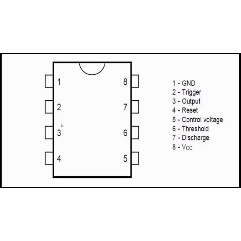 NE555P NE555 DIP-8 TI High Precision Oscillator Timer IC 555 10/20