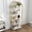 White, variant on Kicctian 71" Tall 5-Tier Open Bookcase with Arched Design, Curved Metal Frame Modern Bookshelf, Freestanding Display Storage Rack for Living Room, Bedroom or Office,Black