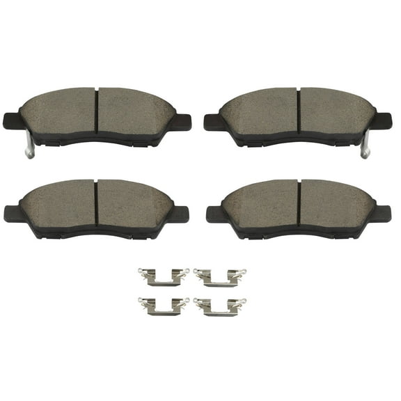 ECCPP 4 x Front Brake Pads D1592 Fit For Nissan Versa 2012-2016,For Nissan Versa Note 2014-2019 Disc Brake Pad Set