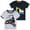 3# Black, variant on Cm-Kid Boys Dinosaur Shirts 100% Cotton Graphic Tees 2 Pack 7T