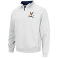 thumbnail image 2 of Men's Colosseum White Virginia Cavaliers Tortugas Team Logo Quarter-Zip Jacket, 2 of 3