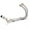 Type B, variant on Motorcycle Systems Exhaust Link Connect Pipe Systems Exhaust Pipe Parts For CBR250RR CB250 RR 2017-2021