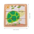 thumbnail image 2 of Children Building Block Plaything Kids Cognitive Toy Wooden Educational Plaything, 2 of 5