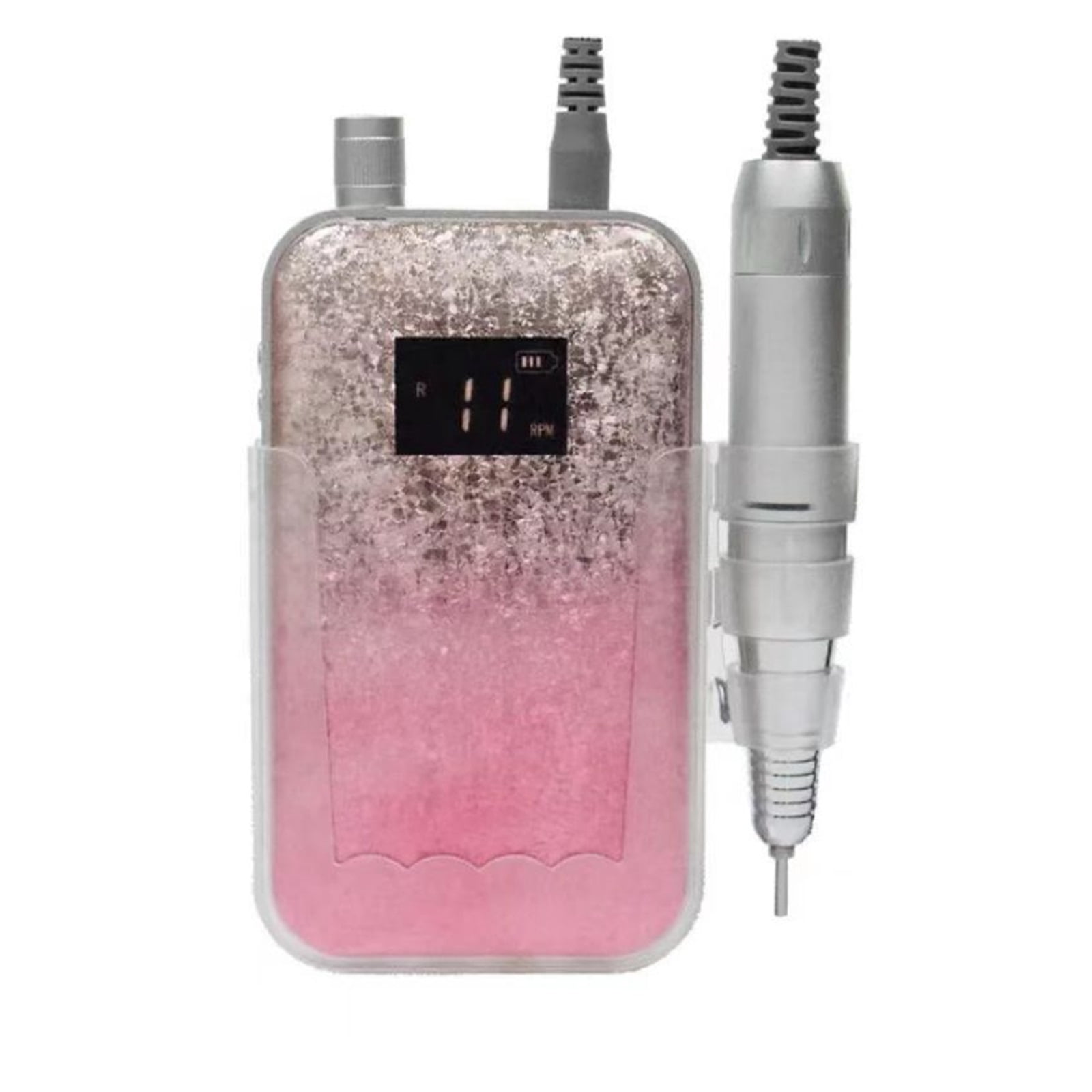 New Pink Gradient Professional Portable 35000 RPM Rechargeable Nail Drill ,Low Noise