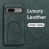 for Google Pixel 7 Pro PU Leather Case, Vintage Compatible with MagSafe and Wireless Charging Slim Fit-Drop Scratch Resistant Support Magnetic Car Mount Case Cover for Google Pixel 7 Pro, Green