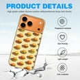 thumbnail image 4 of Case For Apple iPhone Air / 17 Pro / 17 Pro Max Series Case, Slim Thin Transparent Flexible Clear TPU Shockproof Phone Case For iPhone 17 Series, Hamburgers (2), 4 of 6