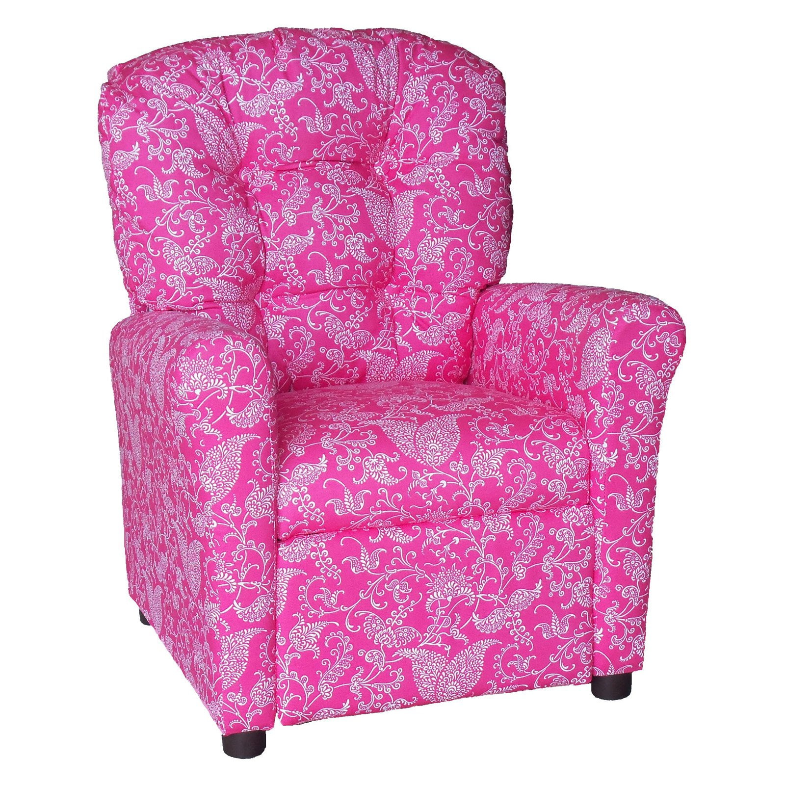 pink paisley chair