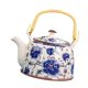thumbnail image 5 of Tetera de porcelana japonesa resistente al calor de 900 ml con infusor extraíble peonía, 5 of 9