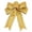 Gold, variant on huayou Christmas Gold Glitter Multi Layer Wired Large Hanging Bow Ornament for Christmas Tree Fireplace Front Door Gift Arch Decoration