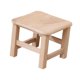 thumbnail image 2 of Reposapiés de madera Reposapiés Taburete escalonado Banco de madera Reposapiés pequeño Otomano 30cmx30cmx25cm, 2 of 9