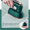 thumbnail image 3 of Professional Micro Steam Iron Portable Handheld Hanger Mini Folding Ironer, Handheld Machine, Home Travel Machine, Home, Travel (Green), 3 of 5