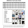 thumbnail image 3 of Wehilion Retro Linen Men Suit 3 Pcs Beach Wedding Suit Summer Slim Fit Light Weight Linen Suit Jacket Vest Pant Tuxedo, 3 of 6