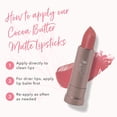 thumbnail image 6 of 100% PURE Cocoa Butter Matte Lipstick Full Stay All Day Coverage, Lasting Moisturizing & Softening Natural Lip Color for All Skin Tones, Vegan Fruit Pigmented Pink Canyon (Dusty Pink) - 0.15 oz, 6 of 8