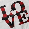 thumbnail image 4 of SUNSIOM Taie d'Oreiller Carrée Imprimée Lettres pour la Saint-Valentin, 4 of 6