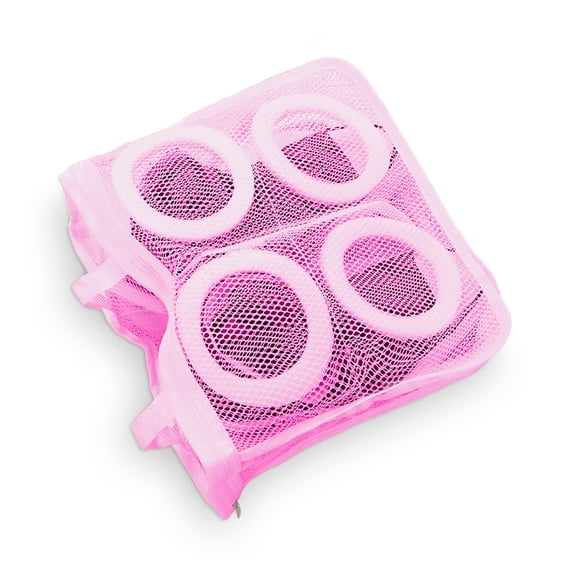 Bolsa de zapatos para lavadora Advancent malla protectora con cremallera Rosado HA059708-03