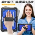 thumbnail image 3 of HXCASEAC Case for Samsung Galaxy Tab A9+/ A9 Plus Case 11 Inch, Protective with Screen Protector/Hand Strap/Pen Holder, Sturdy Shockproof Galaxy A9 Plus Tablet Case 2023 SM-X210/X216/X218 - Black, 3 of 8