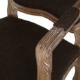 thumbnail image 5 of Noble House Birdsong Fabric Upholstered Wood Expandable 7 Piece Dining Set, Natural Brown and Brown, 5 of 16