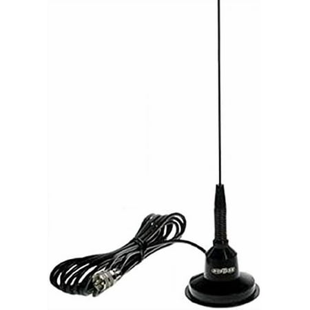 Hustler RQM Base Load Magnet Mount CB Radio Antenna 43" Tall with Whip