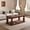 Antique brown,Walnut Brown, variant on 47" Rustic Living Room Coffee Table, Low Coffee Table with Storage Shelf, Accent Coffee Table with Sturdy Legs for Lounge and Den, Antique brown,Walnut Brown