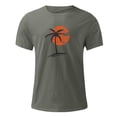thumbnail image 3 of matoen T-Shirt Décontracté à Col Rond pour Hommes, Mode Imprimée, chandail-Over, Manches Courtes, Blouse de Sport Entraînement Physique, 3 of 4