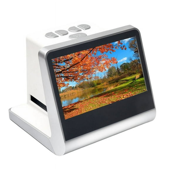 TOP! 22MP Pixels 5 Inch HD Screen Film Photo Slide Monochrome Scanner Digital Converter Copier US Plug